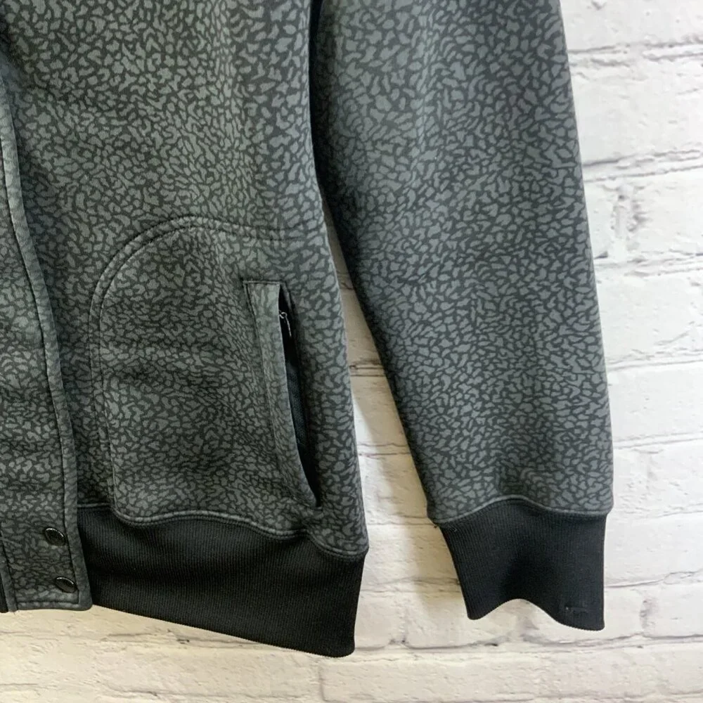 Billabong Jacket Zip Up Hooded Soft Shell Mens‎ Sz L Gray Blue Full Zip